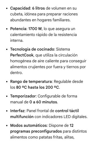 Freidora de aire Cecofry