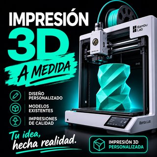 Impresion 3D personalizada piezas y modelado