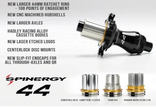 Ruote Spinergy FCC 32 Disc Tubeless in carbonio