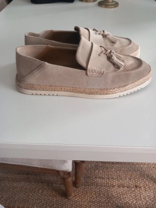 Mocasines Zara Hombre Beige Talla 45