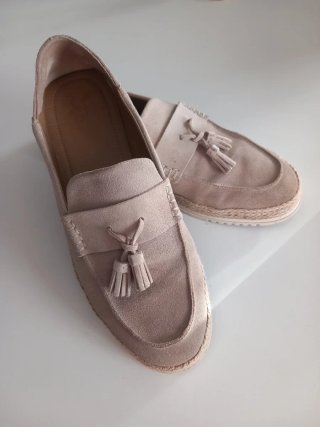 Mocasines Zara Hombre Beige Talla 45