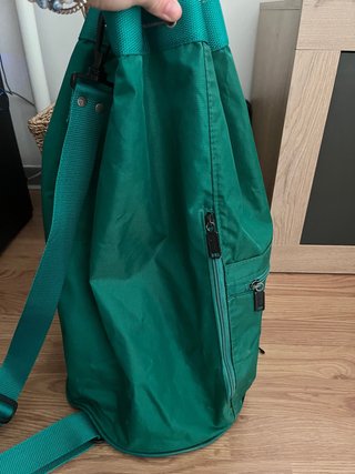 Mochila Adidas Vintage Verde y Negra