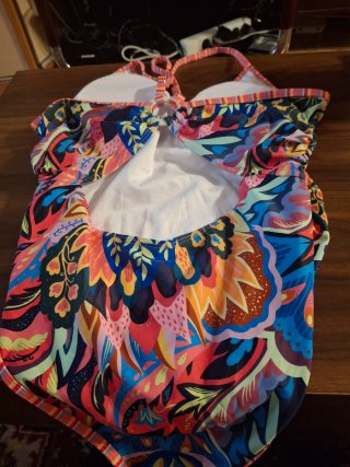 Bañador estampado mujer multicolor