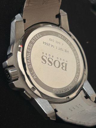 Reloj Hugo Boss Cronógrafo Hombre Acero Negro