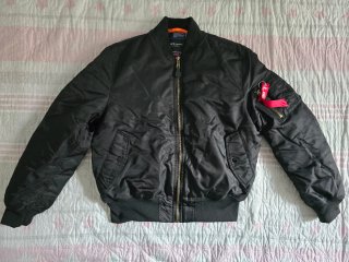 Chaqueta Bomber Negra