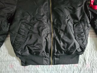 Chaqueta Bomber Negra