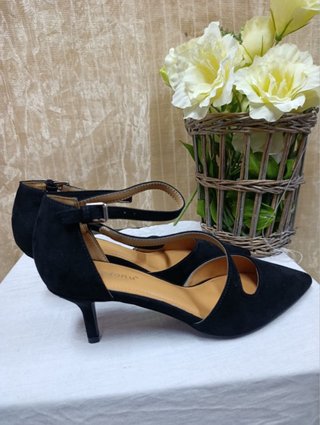 Zapatos de tacón negros talla 41