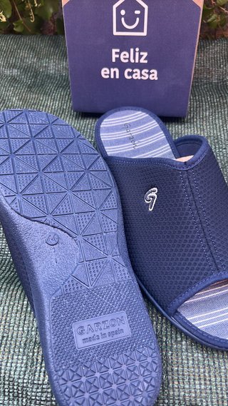 Zapatillas caballero Garzón azul