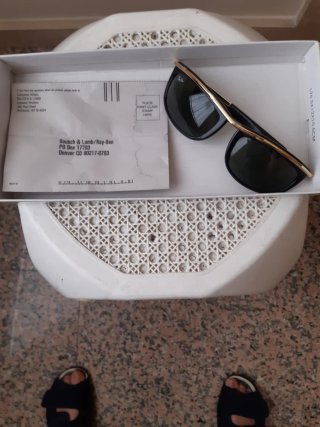 Gafas de Sol Ray-Ban Olympian Negro/Dorado