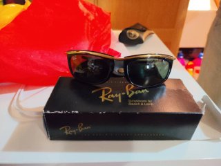 Gafas de Sol Ray-Ban Olympian Negro/Dorado