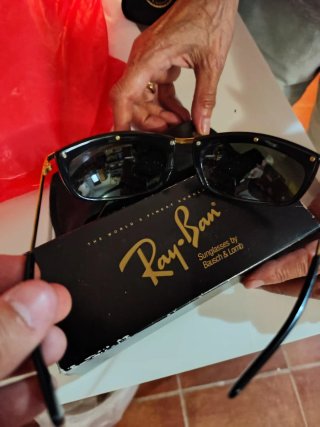 Gafas de Sol Ray-Ban Olympian Negro/Dorado