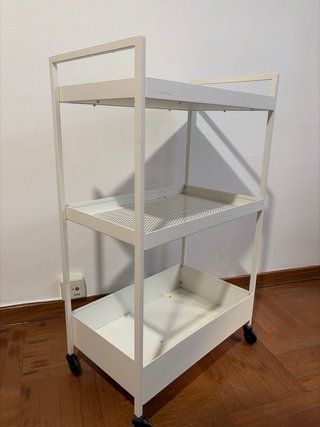 Carrito auxiliar IKEA 3 baldas con ruedas