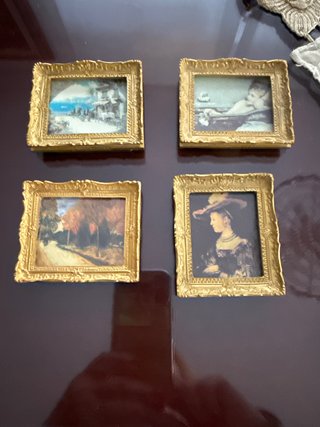 Mini Cuadros Decorativos para Casa de Muñecas
