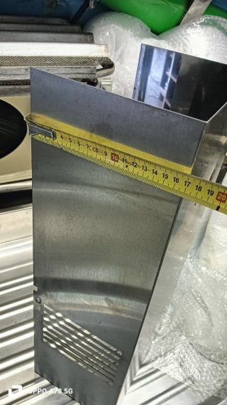 Embellecedor campana extractora acero inox