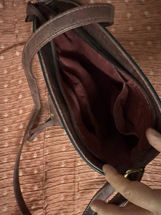 Borsa a tracolla marrone