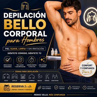 Depilación Corporal para Hombres