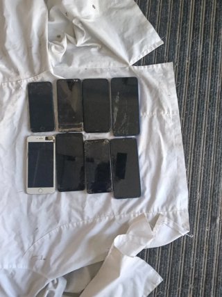 Lote 8 móviles Apple y otros