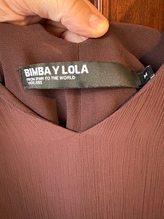 Vestido largo marrón Bimba y Lola