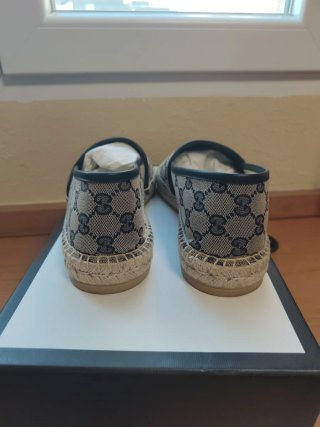 Zapatillas Gucci Beige y Azul Originales
