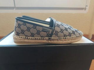 Zapatillas Gucci Beige y Azul Originales