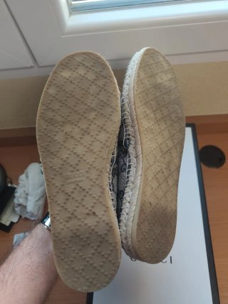 Zapatillas Gucci Beige y Azul Originales