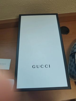 Zapatillas Gucci Beige y Azul Originales