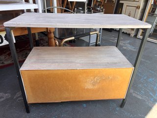 MUEBLE AUXILIAR RUSTICO 2 CAJONES