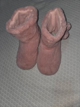 Botas de casa rosas