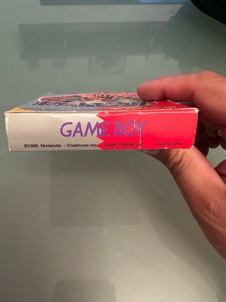Pokemon Rojo Game Boy PAL Japón.