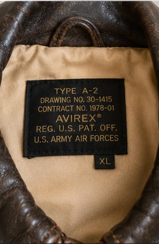 Chaqueta Aviador A2 Cuero Avirex