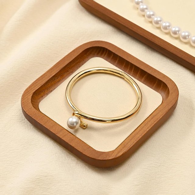 Soporte Joyas Oirlv Madera Blanco Crema