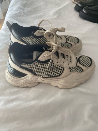 Zapatillas Pepe Jeans Beige y Negro