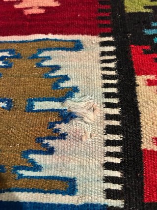 Tappeto Kilim Grande in Lana