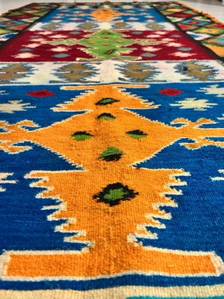 Tappeto Kilim Grande in Lana