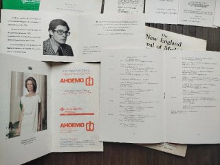 Lote Papeles Antiguos, Medicina 70s, 80s y 90s