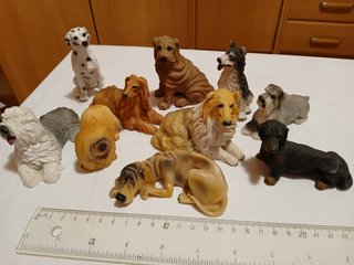 Colección 10 figuras perros miniatura