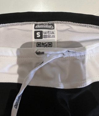 Bañador AussieBum Talla S Blanco y Negro.