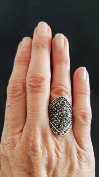 Anillos bisutería plateados