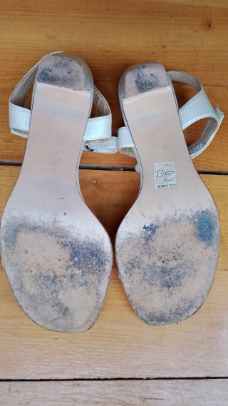 Sandalias Paco Herrero Blanco/crema