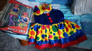 Disfraz Payasa Alegre Talla M