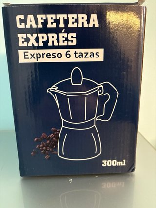 Cafetera Italiana Roja 6 Tazas (No inducción)