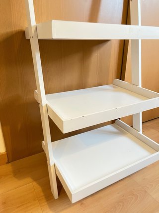 Estantería Escalera Blanca