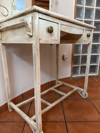 Lavabo antiguo mármol blanco