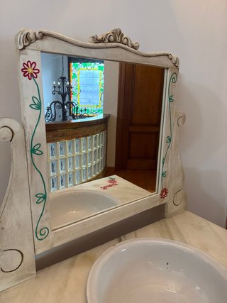 Lavabo antiguo mármol blanco