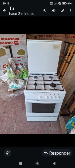 Cocina de gas Edesa en perfecto estado