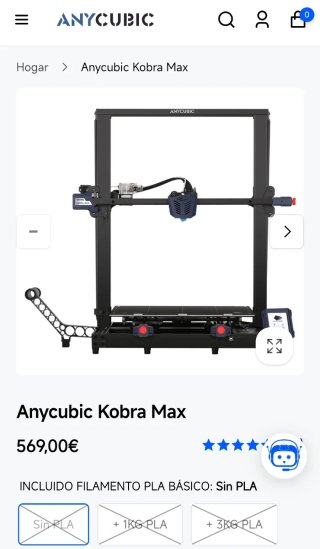 Impresora 3D Anycubic Kobra Max