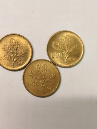 3 Lire 20 monete