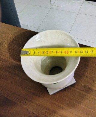 Vasetto in ceramica dipinto a mano