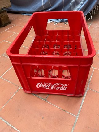 Scatola Coca-Cola Vintage in Plastica per Bottiglie
