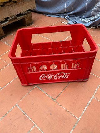 Scatola Coca-Cola Vintage in Plastica per Bottiglie